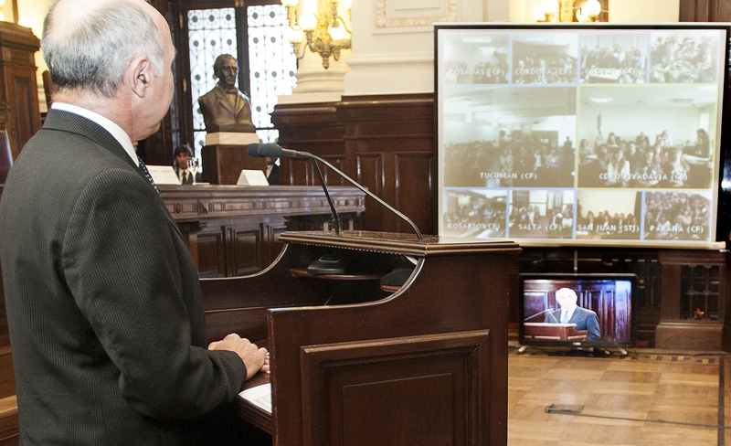 Cmaras federales y superiores tribunales participaron de la presentacin del Plan de Capacitacin de la Corte