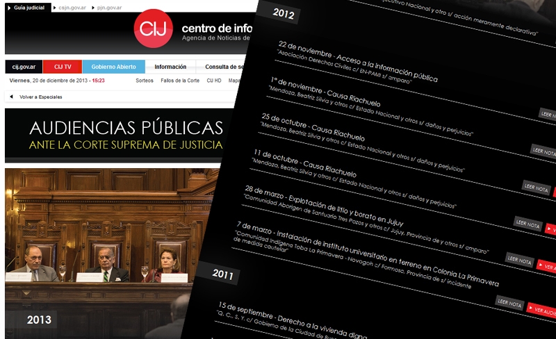 Las audiencias pblicas de la Corte Suprema, en un nuevo especial del CIJ